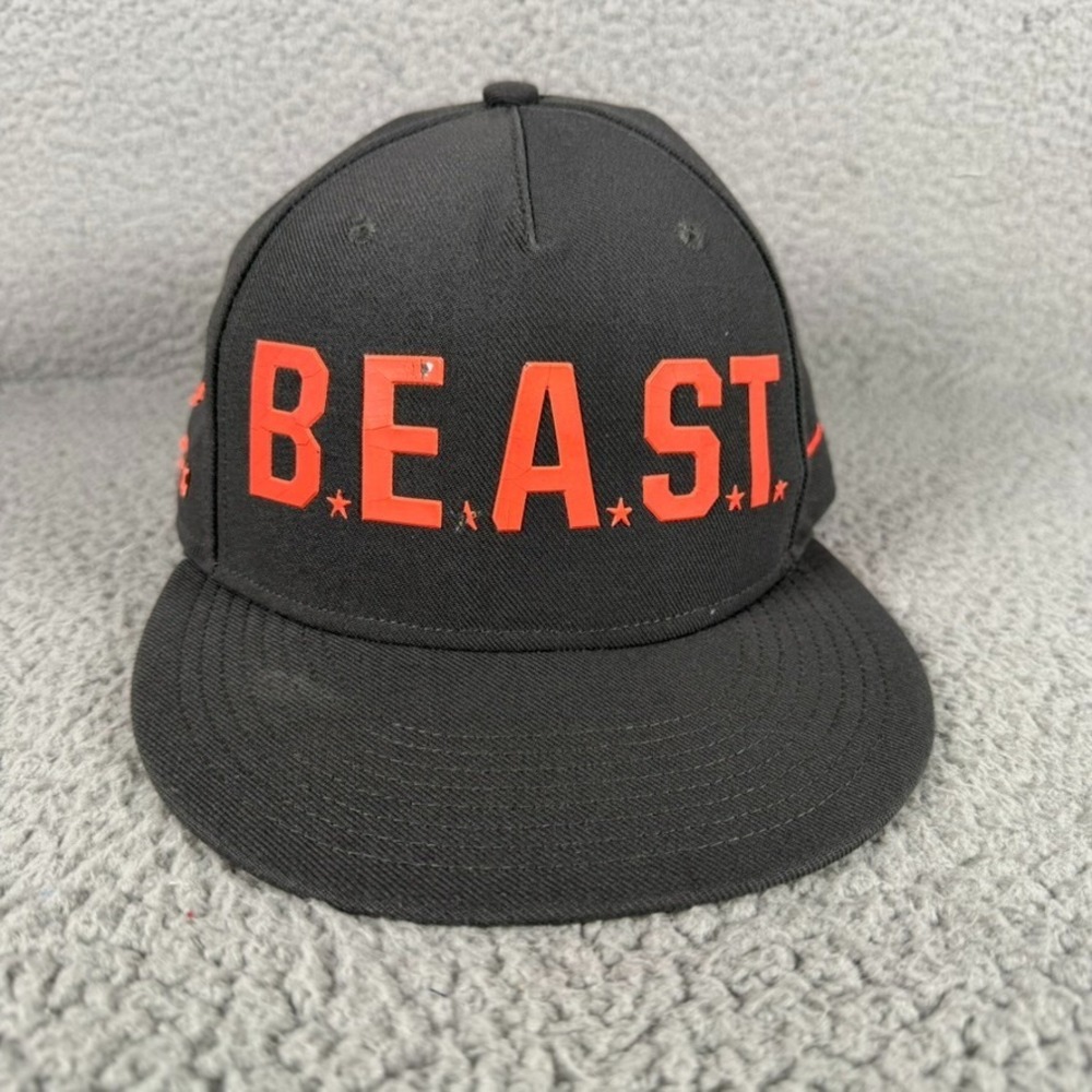Nike True BEAST Stars Cap Unisex One Size Black Snapback Logo Basketball Swoosh